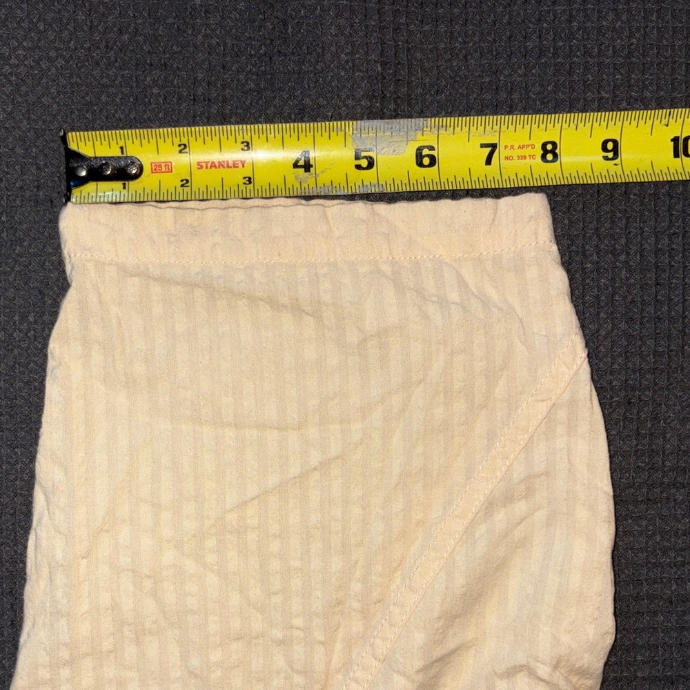 Urban Outfitters Light Cream Drawstring Jogger Pants 100% Cotton size Small New - Picture 5 of 11